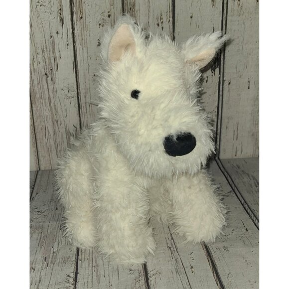13" NWT Jellycat West Highland Terrier Monroe Plush Stuffed Animal Westie Dog - Picture 1 of 5
